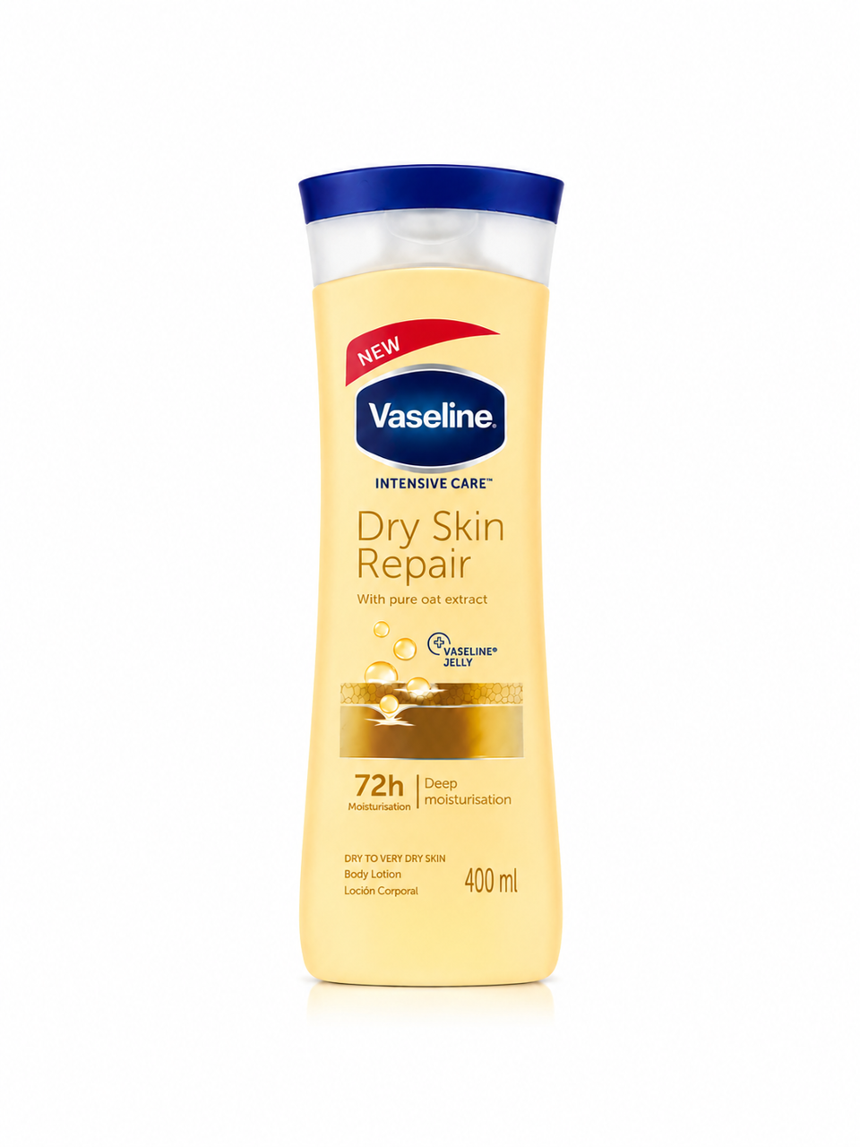 لوسیون بدن وازلین مدل dry Skin Repair حجم ۴۰۰ میل