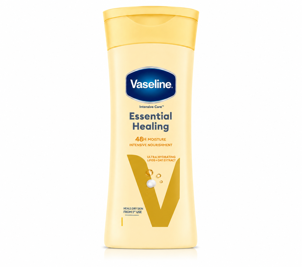 لوسیون بدن وازلین مدل Essential Healing Vaseline حجم 200 میل