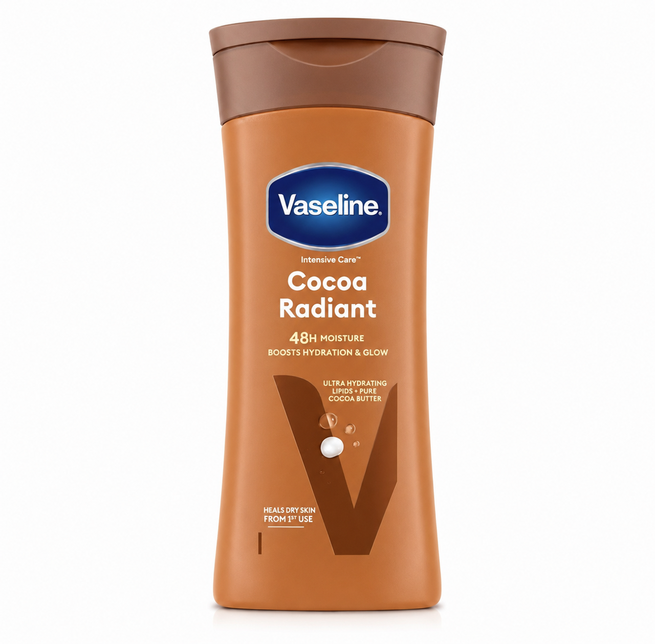 لوسیون بدن وازلین مدل Cocoa Radiant حجم 200 میل