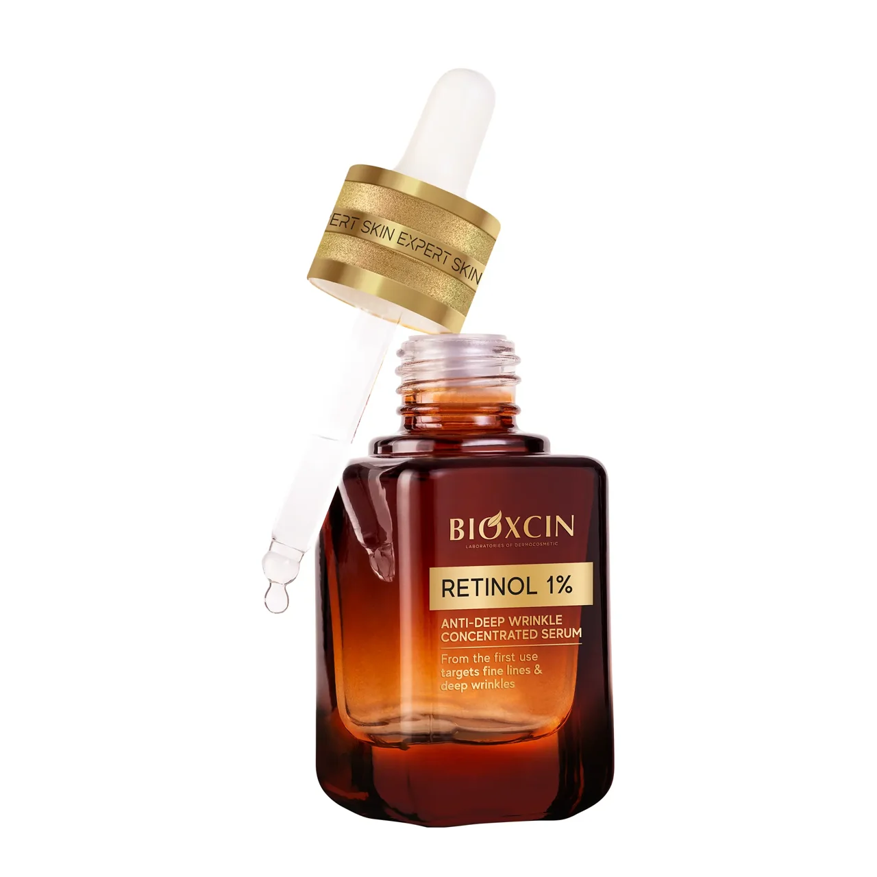 سرم رتینول 1٪ بیوکسین مدل Skin Expert ضد چروک عمقی حجم 30 میلی‌لیتر